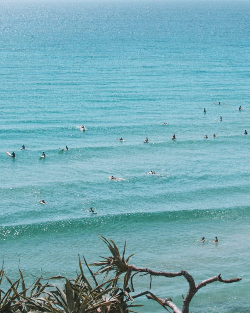 Rainbow Bay Surfers